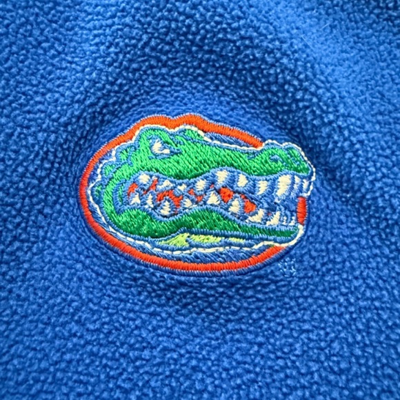 Columbia 1/4 Zip Women’s M Blue Fleece Florida Gators Pullover High Neck - Picture 4 of 8